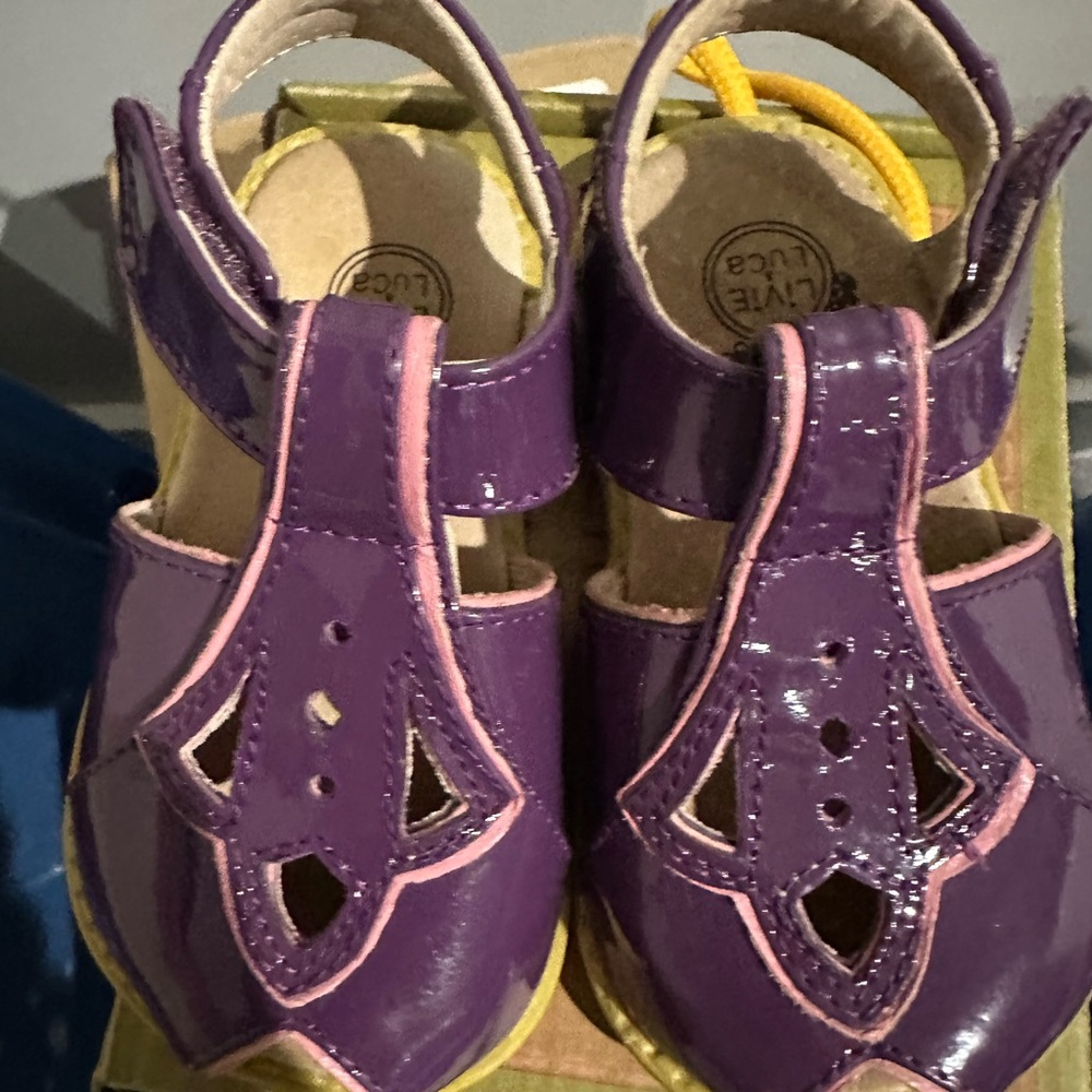 Livie & Luca Purple Kids Sandals
